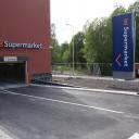 K-Supermarket Espoo Kauklahti Stonelement-Slate kivielementit, liikekiinteistön tukimuurit ja kiviaidat